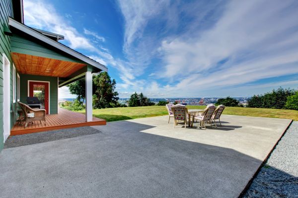 Backyard Concrete Paving in Naperville