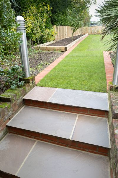 Backyard Steps Installation in Naperville