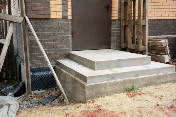 Cement Steps Construction in Naperville