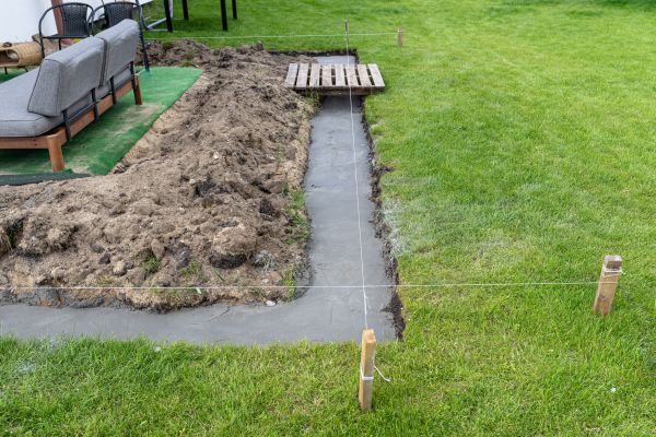 Cement Footer Installation in Naperville