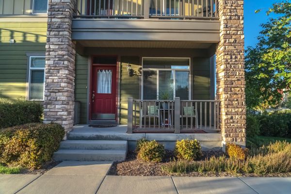 Front Entrance Construction in Naperville