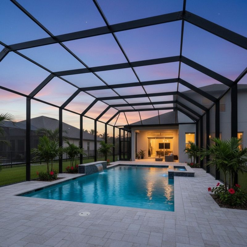 Pool Patio Construction detail